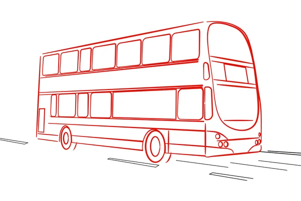 Міський автобус — стоковий вектор