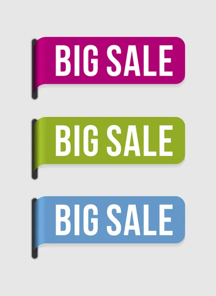 Modern label – big sale — Stock Vector