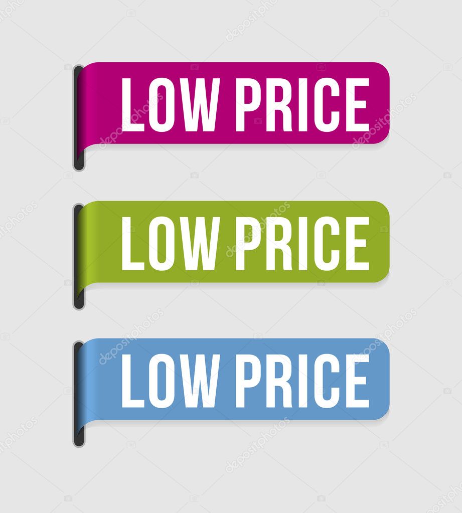 Modern label – low price