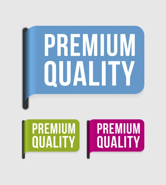 Modern label – premium quality — Stock Vector