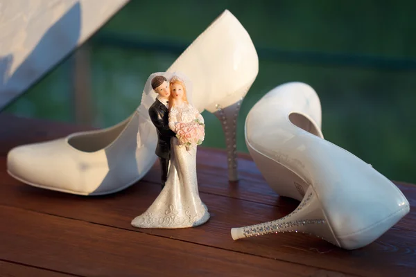 Bridal shoes — Stock Photo, Image