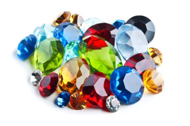 Bright gems clipart