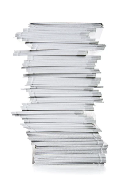Stack of white paper — Stock Photo, Image