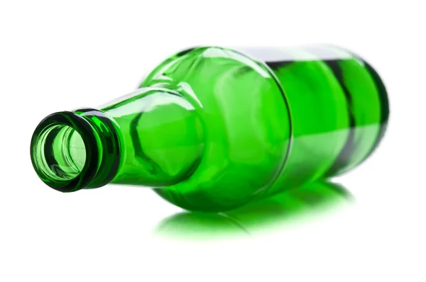 Grün und Glas-Flasche — Stockfoto