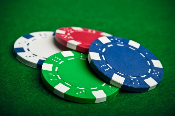 Póker zseton — Stock Fotó