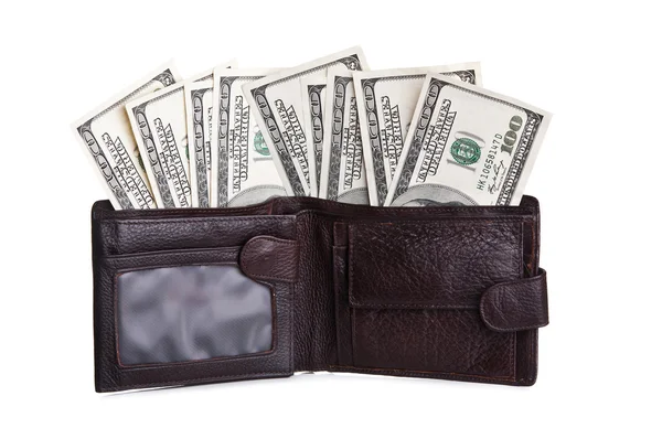 Currency in wallet — Stock Photo, Image