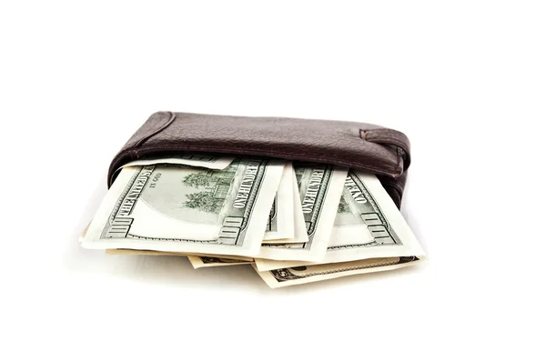 Dollars in wallet — Stock Photo, Image