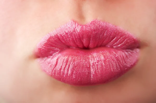 stock image Beautiful woman lips