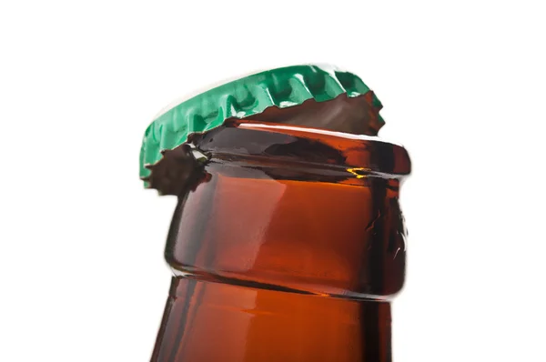 Closeup de garrafa de cerveja — Fotografia de Stock