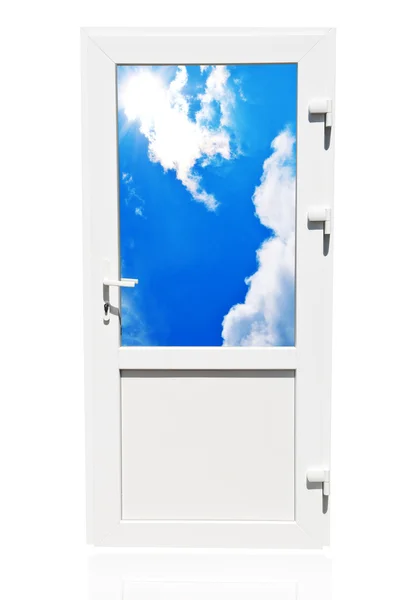 stock image Modern plastic door