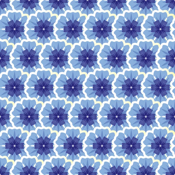 Fond sans couture de fleurs violettes — Image vectorielle