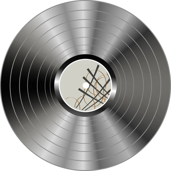 Schallplatte — Stockvektor