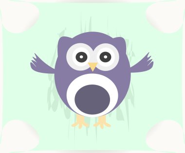 Cute Vector Owl clipart