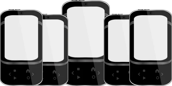 Vektor smart telefon set — Stock vektor
