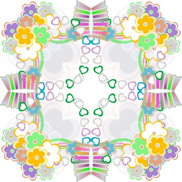 Безшовний квітковий візерунок. Текстура квітів — стоковий вектор