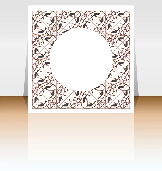 Flyer ou Cover Design - bannière vintage abstraite — Image vectorielle