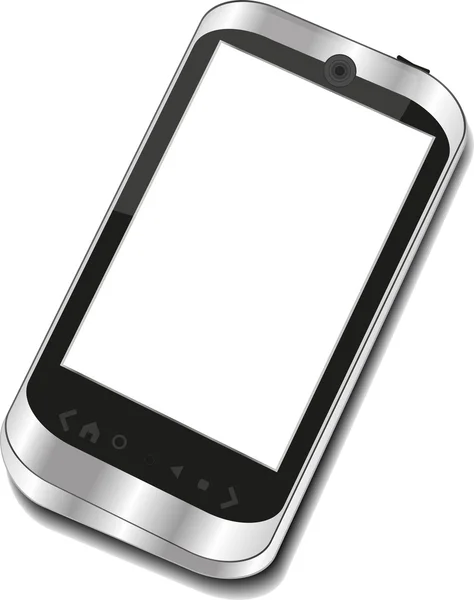 Teléfono inteligente abstracto con pantalla táctil — Vector de stock
