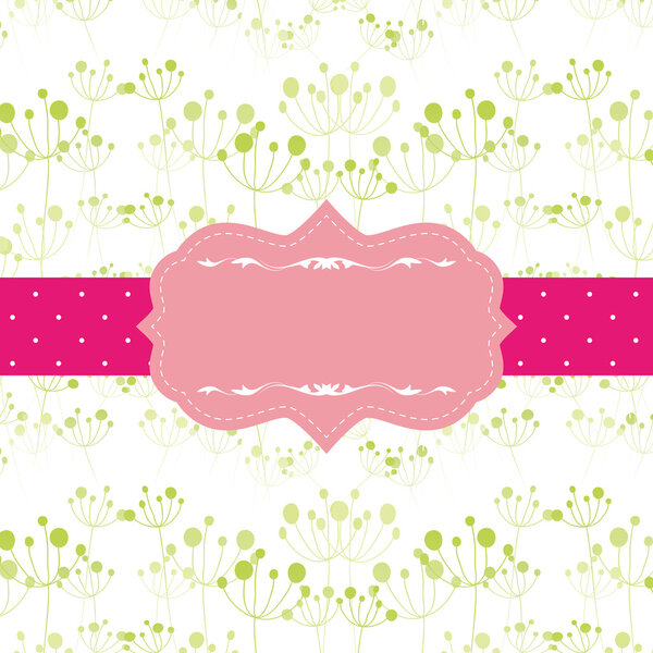 Абстрактный бесшовный фон с декоративной рамкой
