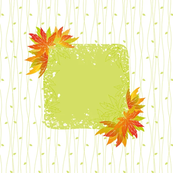 Πολύχρωμα φθινοπωρινά φύλλα — Διανυσματικό Αρχείο