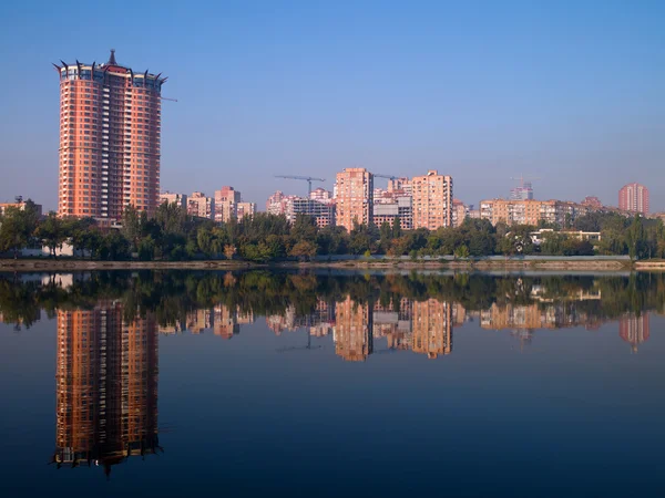 Veduta del fiume Donetsk Kalmius — Foto Stock