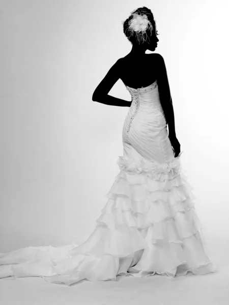Afroamerické nevěsta — Stock fotografie