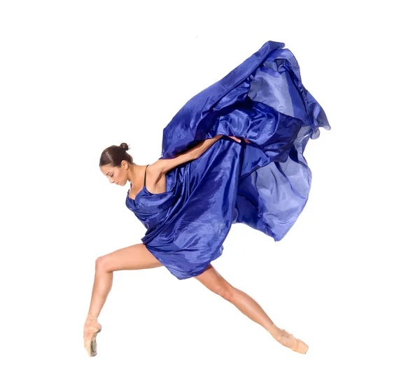 Balletttänzer im fliegenden Kleid — Stockfoto
