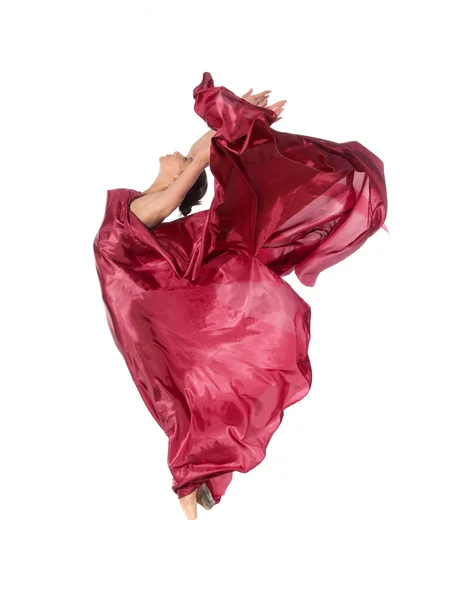 Ballet danseur dans la robe de vol Photos De Stock Libres De Droits