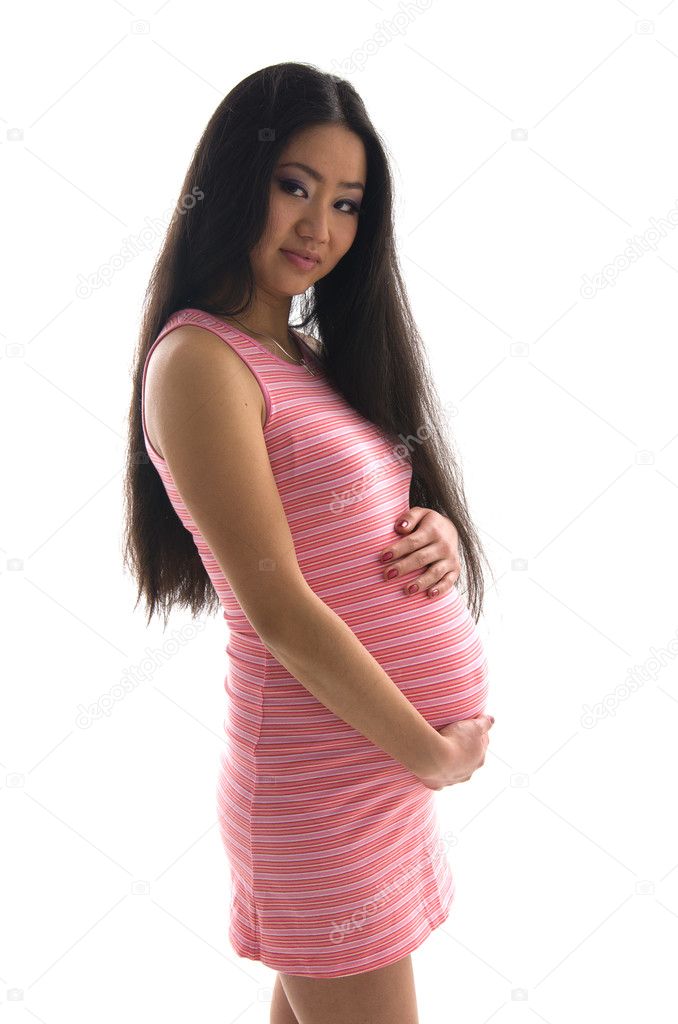 妊娠中のアジアの女の子 ポルノ写真