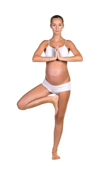 Portrait pregnant woman — Stock Photo, Image