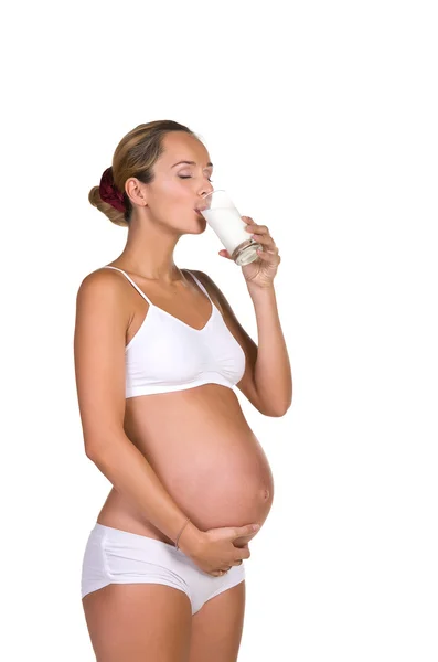 Retrato mujer embarazada —  Fotos de Stock
