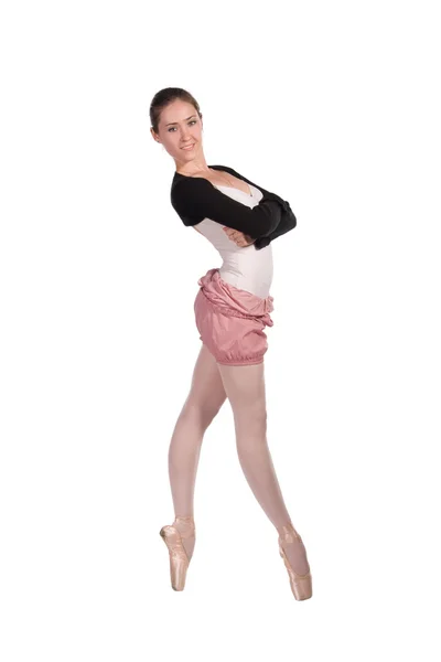Ballet danseur en survêtement est isolé — Photo