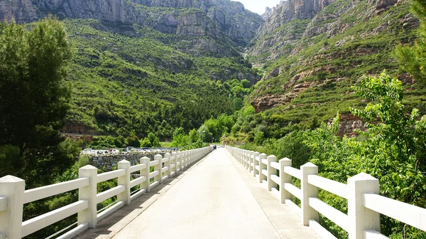 Ponte della stazione della funivia di Montserrat — Foto Stock