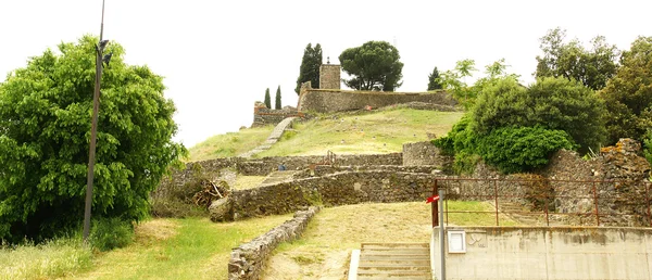 Collina del castello di Hostalric — Foto Stock
