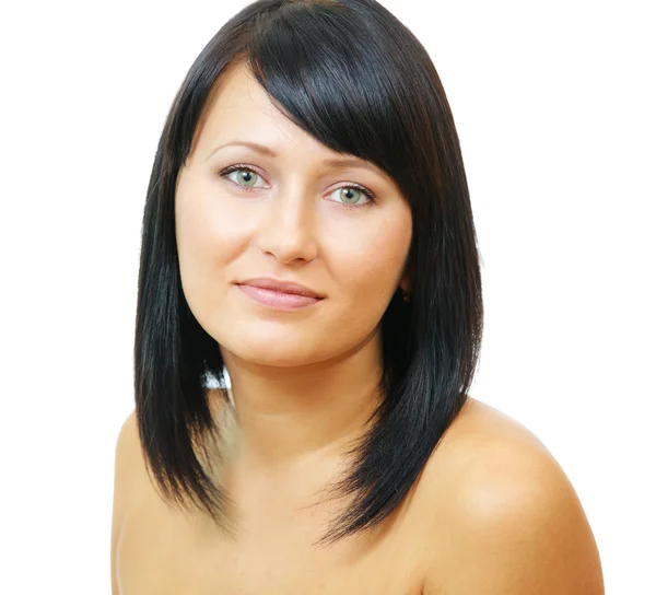 Atraktivní brunetka žena — Stock fotografie
