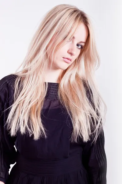 Dívka s blond vlasy — Stock fotografie