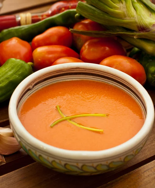 蕃茄汤 — 图库照片
