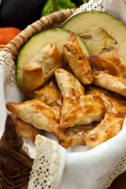 Kızarmış samosas