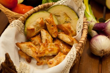 Kızarmış samosas