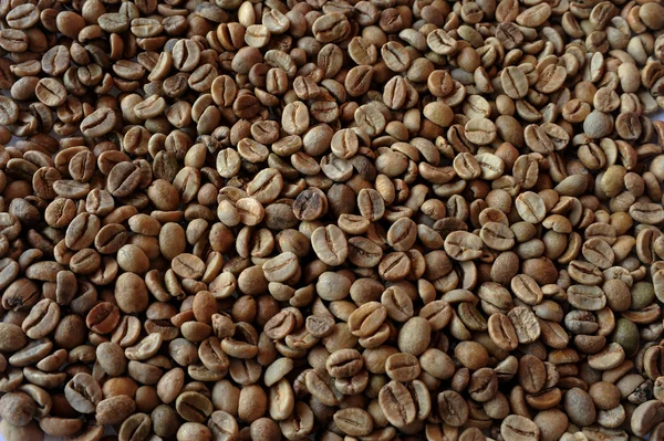 Granos de cofee crudos — Foto de Stock