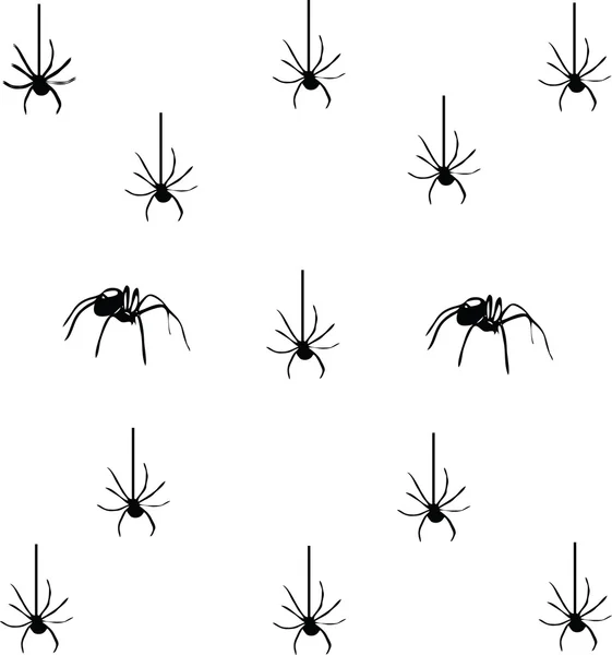 Spinnen behang — Stockvector
