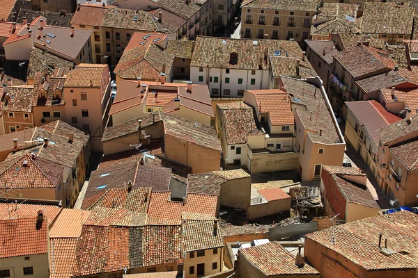Luftaufnahme der Stadt San Esteban de Gormaz in Spanien — Stockfoto