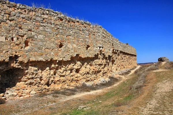 Ruinas del castillo de san esteban de gormaz, España — Stockfoto