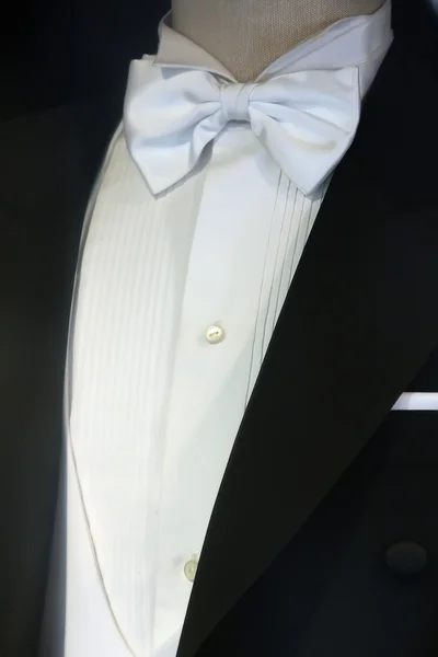 stock image Elegant tuxedo with a nice white tie