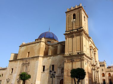 Basilica of Santa Maria in Elche Spain clipart
