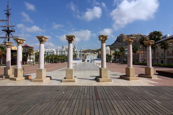 Place in the marina of Alicante Spain — Stock Photo, Image