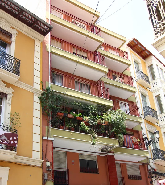 Edifícios típicos da cidade de Alicante Espanha — Fotografia de Stock