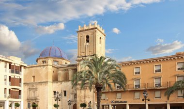 Basilica of Santa Maria in Elche Spain clipart