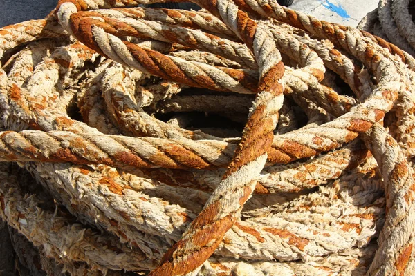 古い釣りロープ — ストック写真