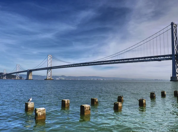 Puente de la Bahía en San Francisco — Foto de Stock