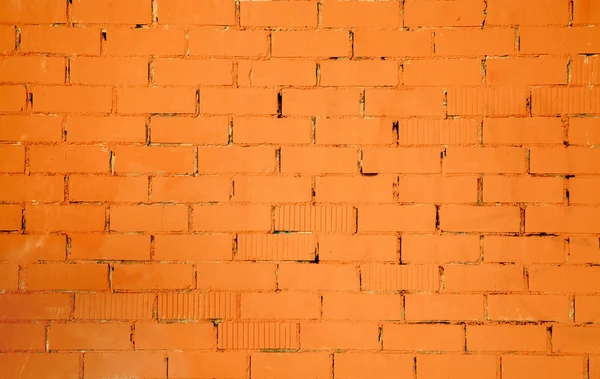 Brickwall pattern texture in orange color — Stock Photo, Image